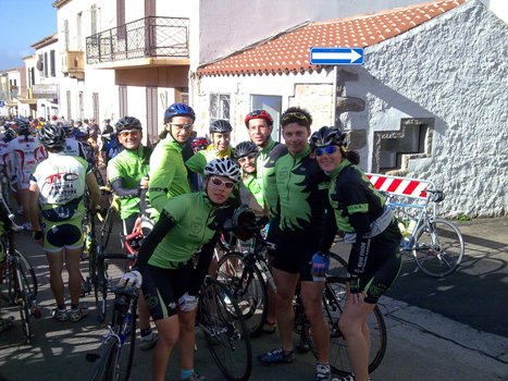 La prima "griglia": siamo già ultimi. GranfondoSardegna