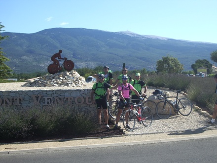 Il versante di Bedoin con il Ventoux sullo sfondo Ventpart