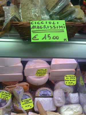 ...e infine li trova: i ciccioli magri esistono! ciccioli