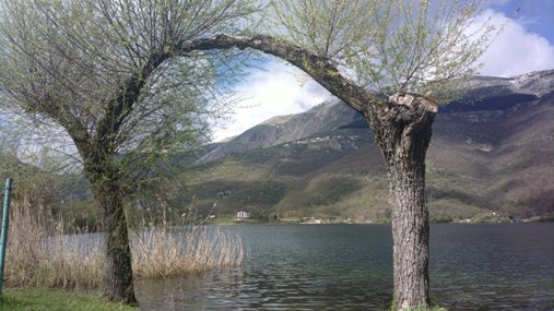 Scorcio del lago di Scanno