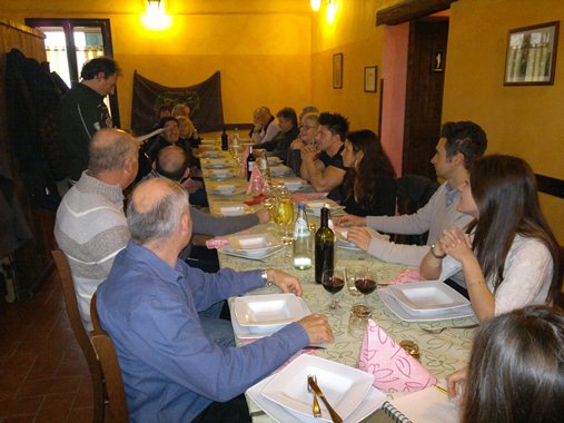 La tavolata di Natale delle Quaglie Reali